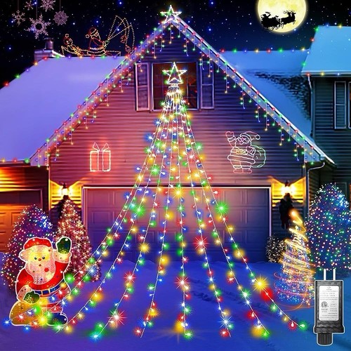 Waterproof 337 led fairy star - waterproof,