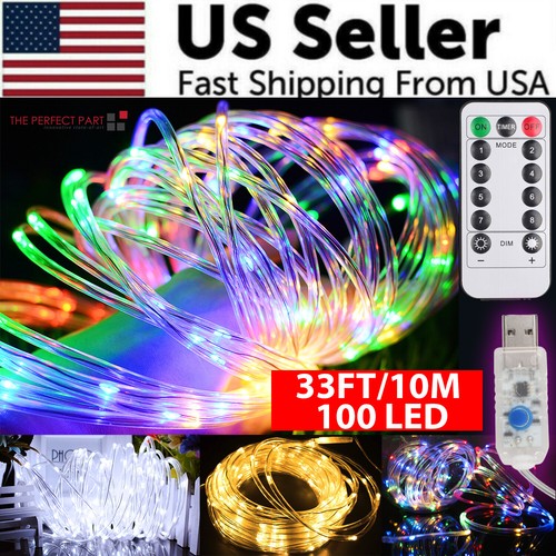 33ft 100 led - 33ft, rope