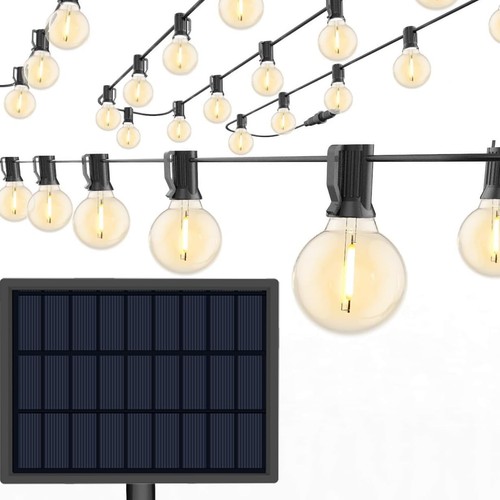 Solar g40 string lights - string,