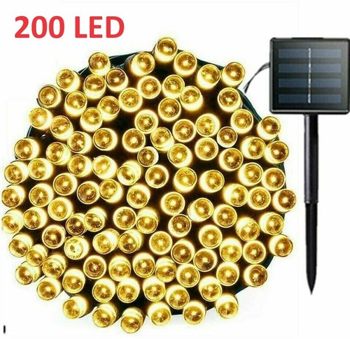 200 led solar string - 200, lights