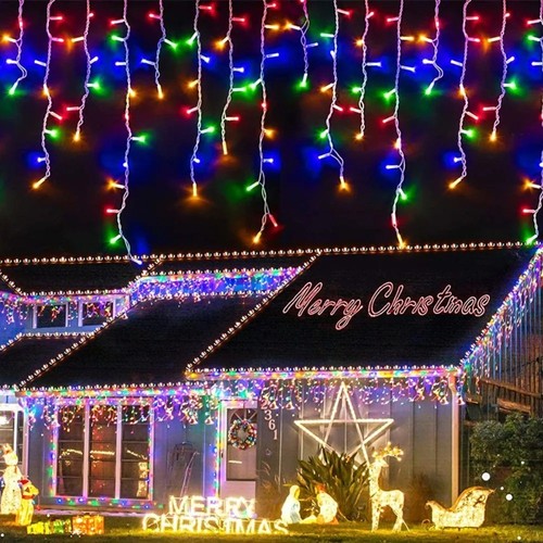 Led icicle curtain - icicle, string