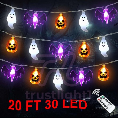 Halloween string lights - string, 20