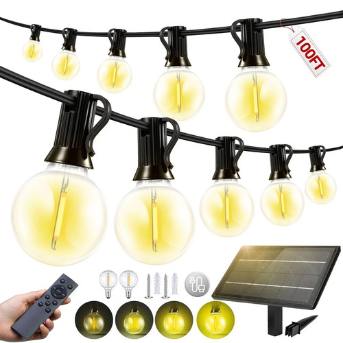 100ft solar led string - 100ft,