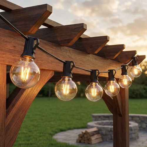 100ft outdoor string lights - 100ft,