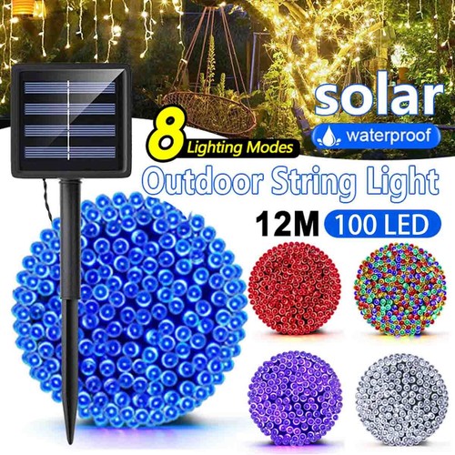 100 led solar - led, string