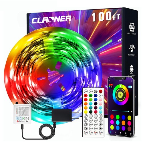 100ft led strip - strip, smart
