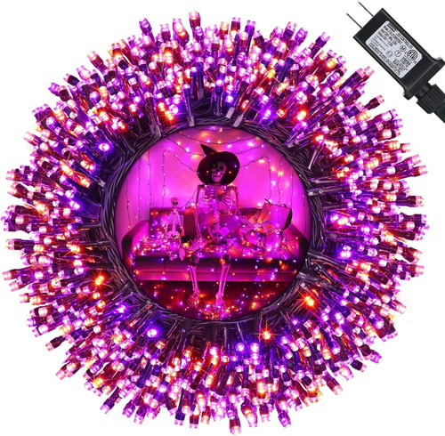 Orange and purple - and, halloween